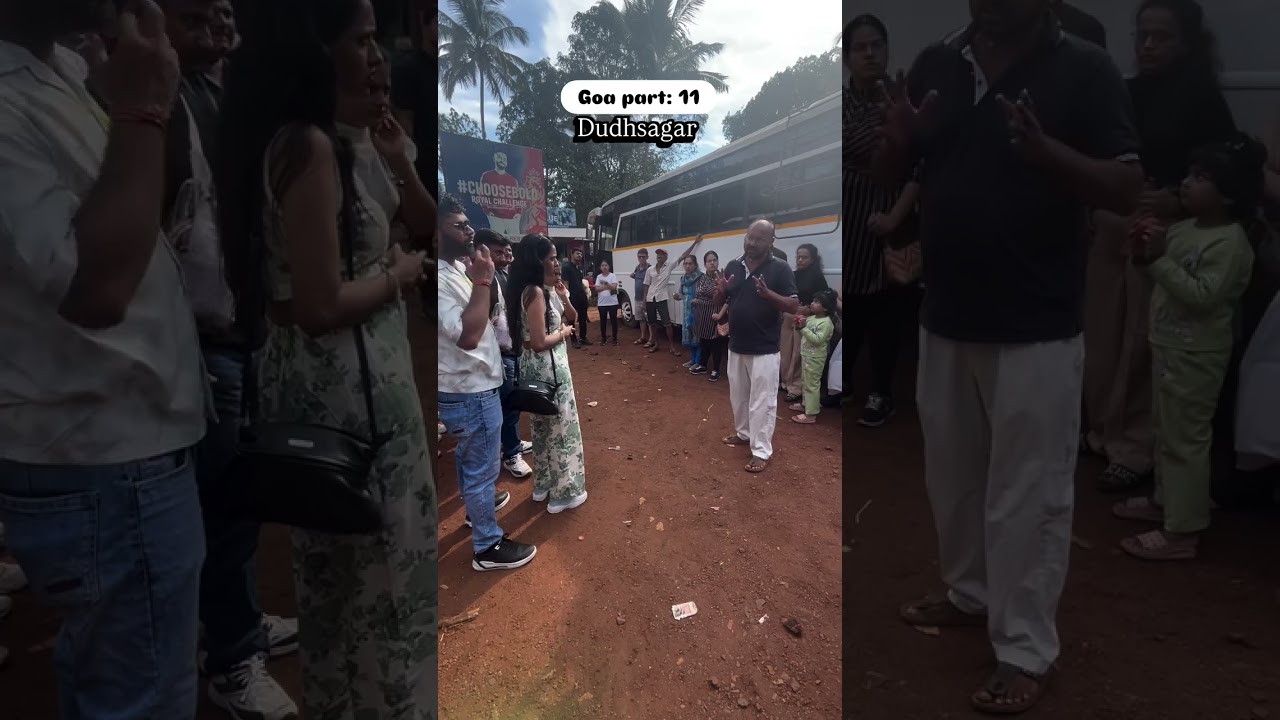 Goa part 11 : Dudhsagar waterfall #goawalebeach #travel #nature #dudhsagarwaterfalls #goa