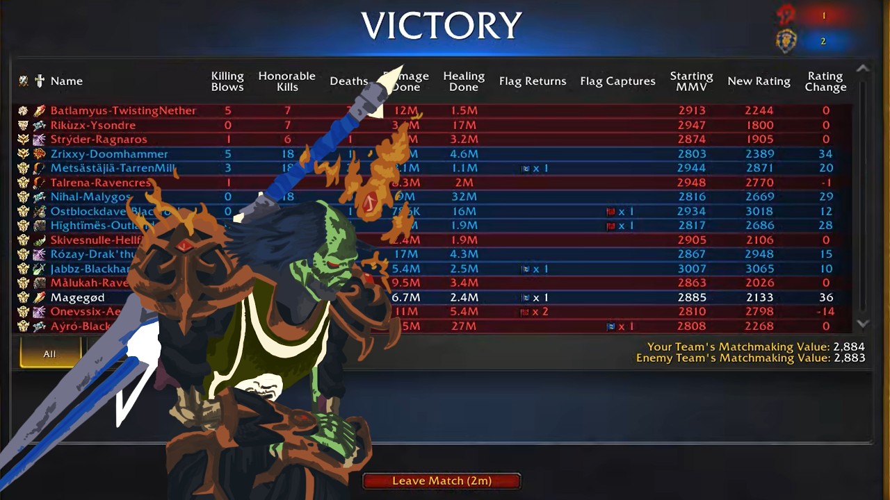 Magegod | 2900mmr Rated BG SoloQ | Arcane Mage