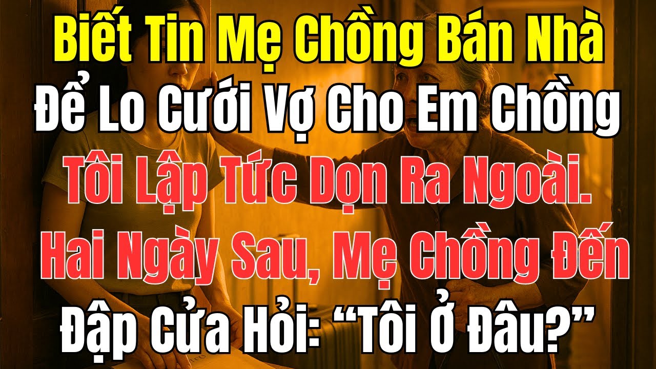 Mẹ Chồng Bán Nhà Cho Em Chồng Cưới Vợ – Tôi Dọn Đi, Bà quỳ gối! | Góc Khuất Tuổi Xế Chiều