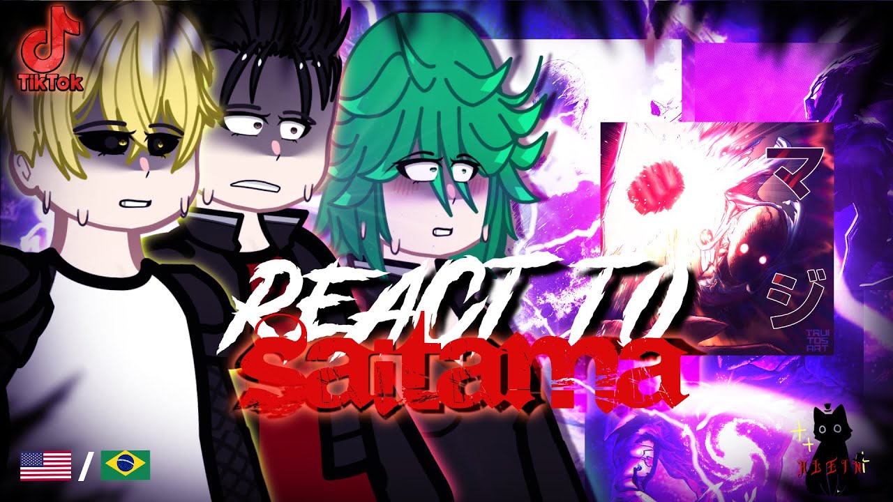 🇺🇸/🇧🇷 One punch man React Saitama  | One punch man - W.Moriarty KZN