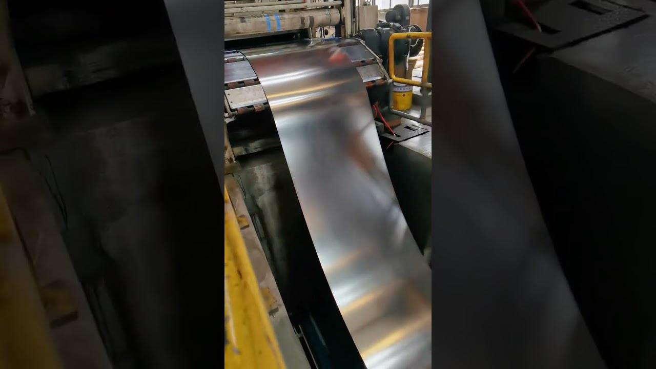 Tinplate slitting #steel #shortsvideo #stainlesssteel #tinplate#shorts