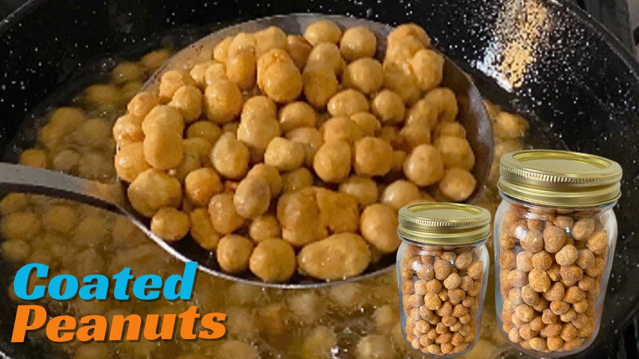 How to Make Commercial Coated Peanut Recipe |Nigerian Peanut Burger