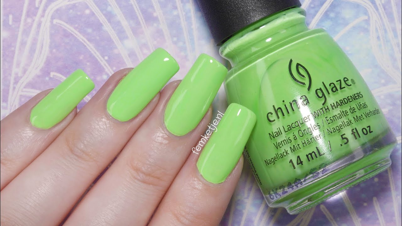 💅🏻Nailpolish Of The Week - China Glaze Lime After Lime - femketjeNL