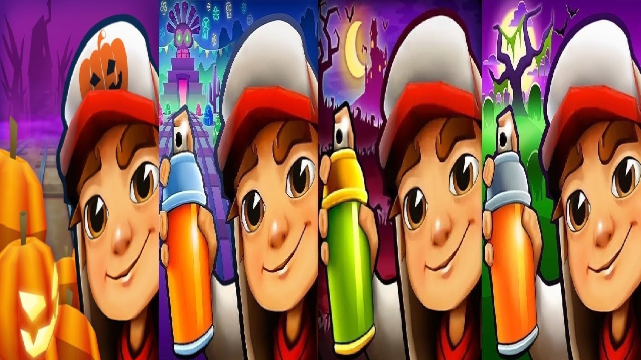 Subway Surfers Cambridge VS New Orleans VS Mexico Transylvania  Halloween 2016 VS 2017 VS 2018 2020