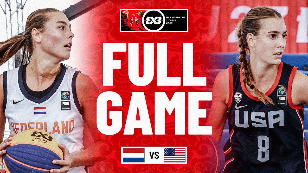 Netherlands 🇳🇱 vs United States 🇺🇸 | Women | Full Quarter-Finals Game | FIBA 3x3 U23 World Cup 2025