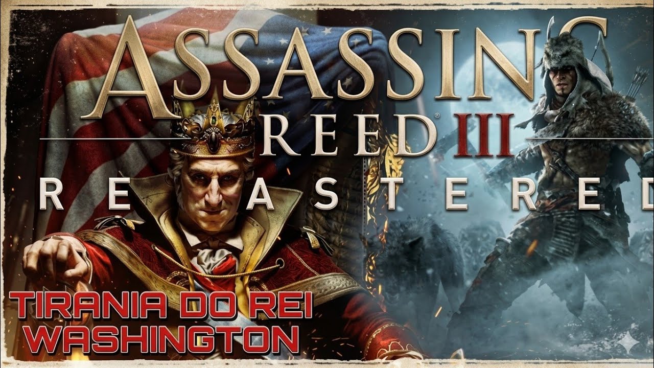 ASSASSIN'S CREED 3 REMASTERED - A TIRANIA DO REI WASHINGTON - A INFÂMIA, A TRAIÇÃO - PARTE 1