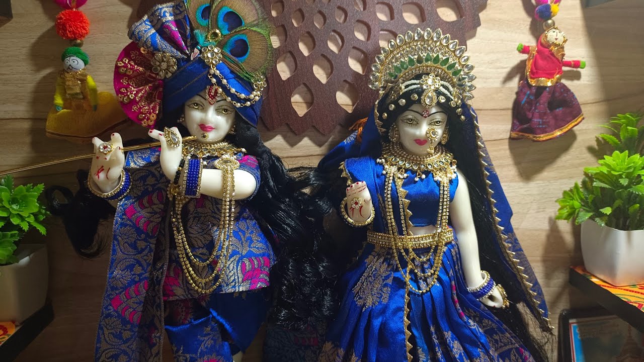 राधा अष्टमी पर युगल जोड़ी श्रृंगार || राधा अष्टमी || Yugal jodi shringar || Radha Krishna Shringar |