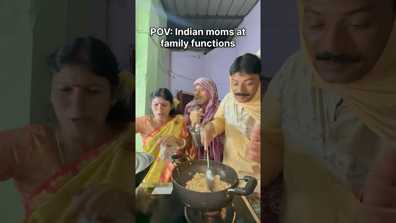 Indian Moms at Family Functions 😎😅