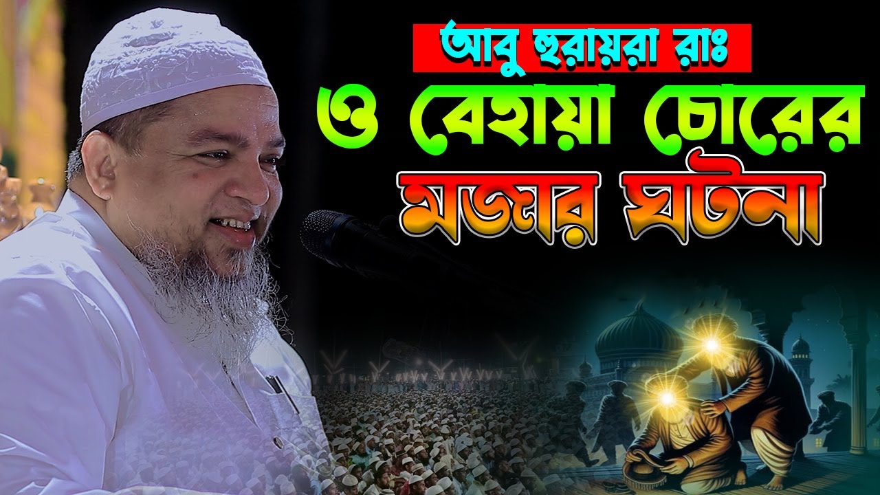 আবু হুরায়রা রাঃ ও বে”হা”য়া চোরের মজার ঘটনা।খালেদ সাইফুল্লাহ আইয়ুবী,khaled saifullah ayubi