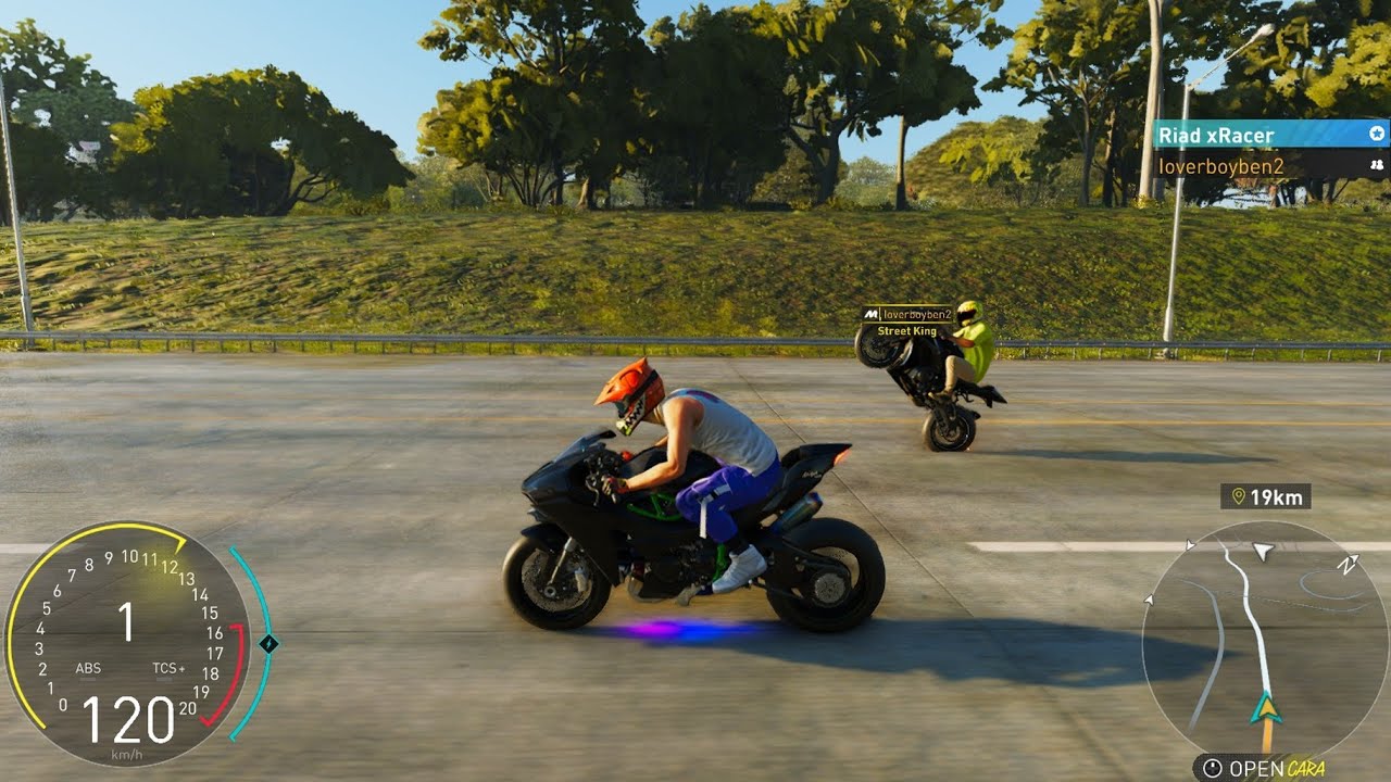 Kawasaki ninja h2 vs Bmw s1000rr Highway Riding #thecrewmotorfest #kawasakininjah2 #bmws1000rr