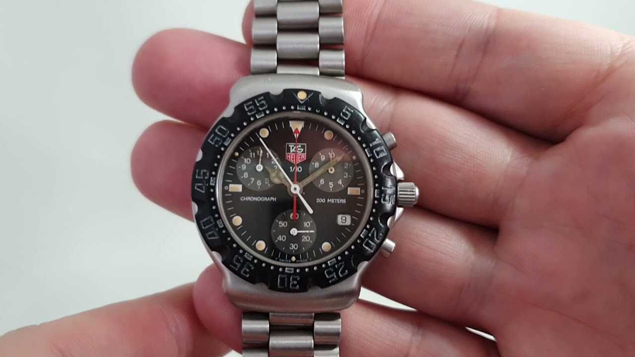 Винтажные мужские часы TAG Heuer F1, ок. 1993 г. Модель CA 1211 RO
