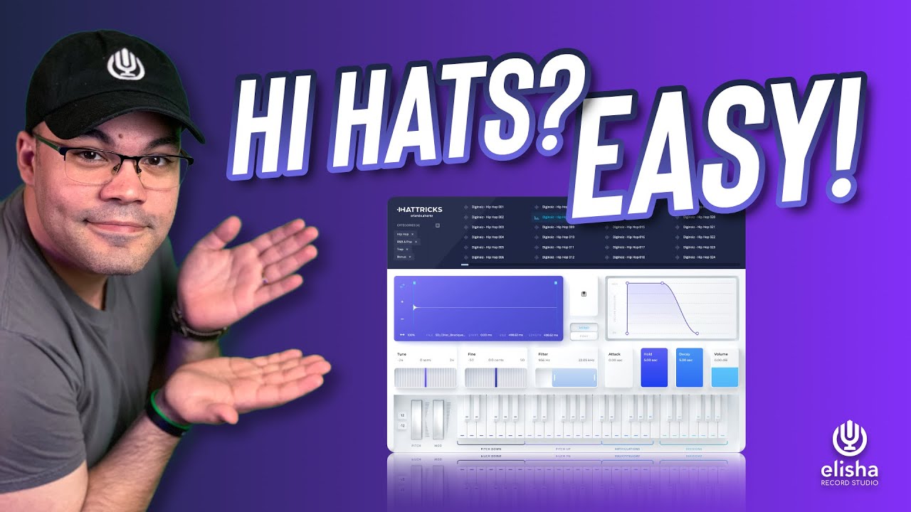 Trap Hi Hat rolls, the easiest way to make it on any DAW!