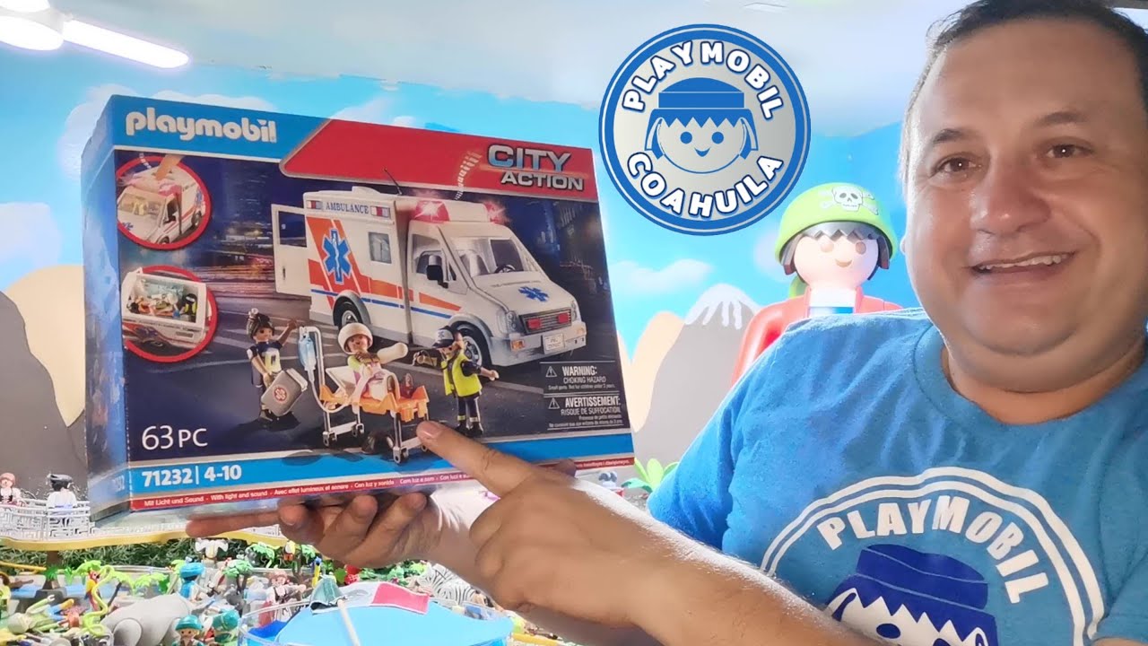 Playmobil Ambulancia de Rescate Versión 2023 (71232)