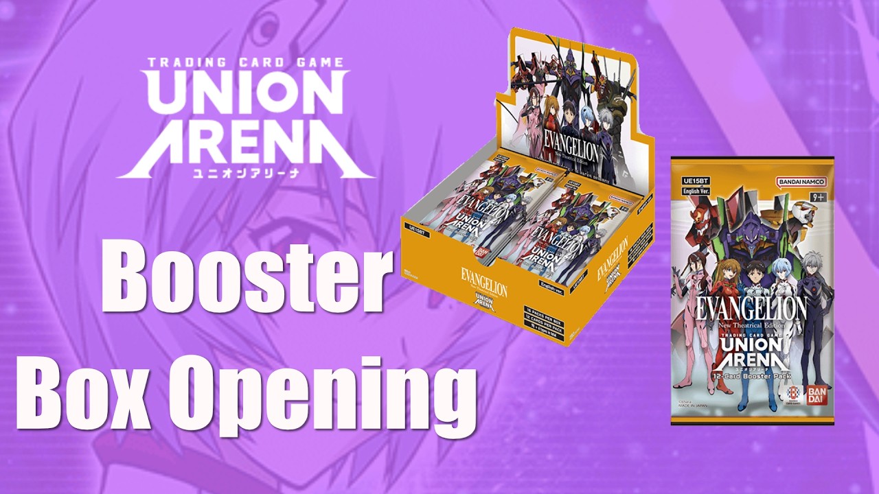 Let's open up the Evangelion Booster Box for Union Arena