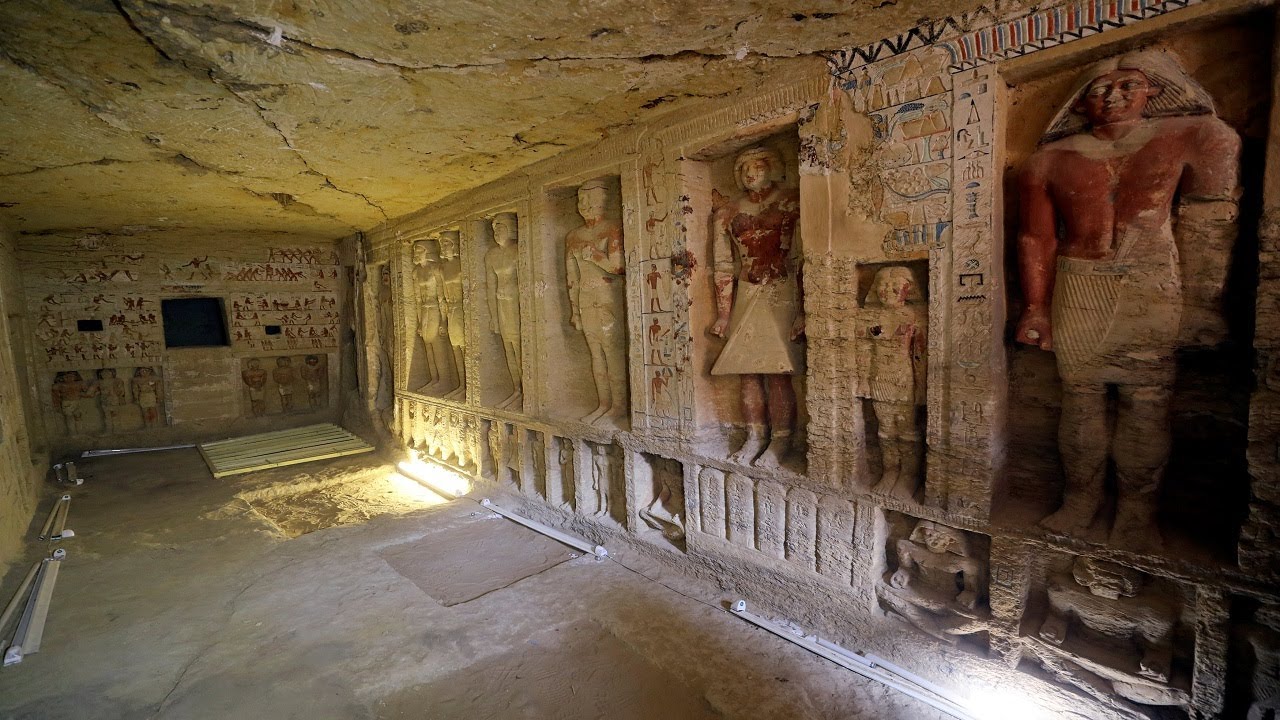 Untouched 4,400-year-old tomb discovered at Saqqara, Egypt