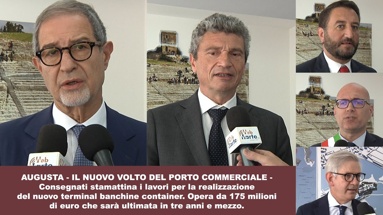 Augusta - Il nuovo volto del porto commerciale