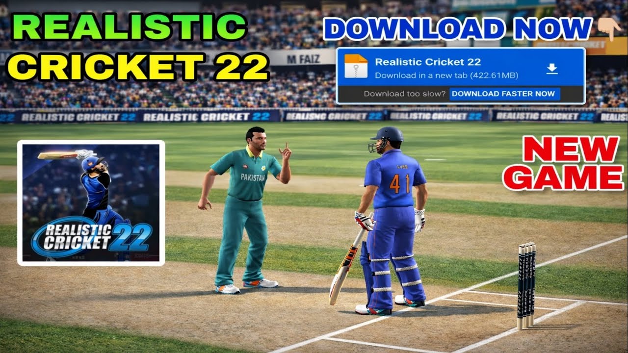 Realistic Cricket 22 review |new cricket game 2026 | #RajaGaming7 