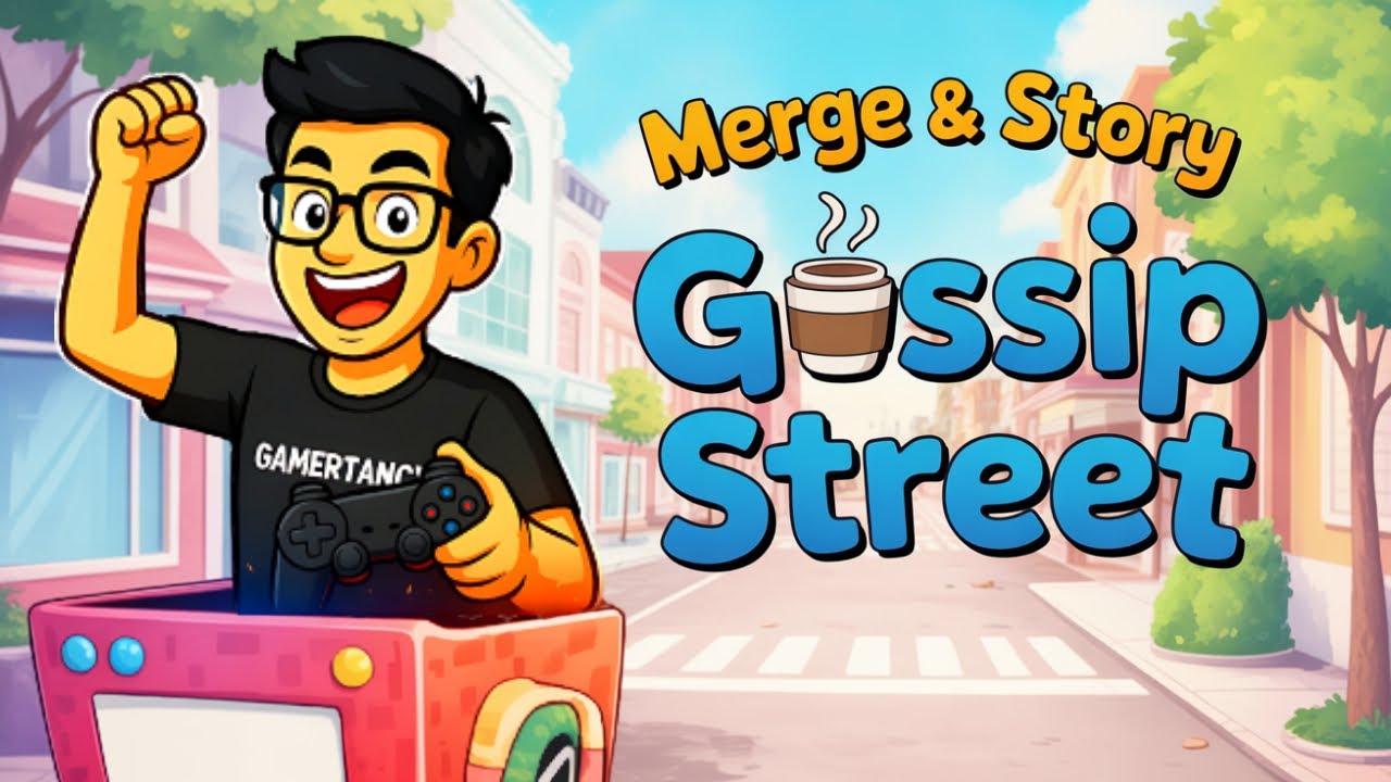 Gossip Street Merge and Story | Hindi Gameplay | Fun Puzzle Adventure 🏘️