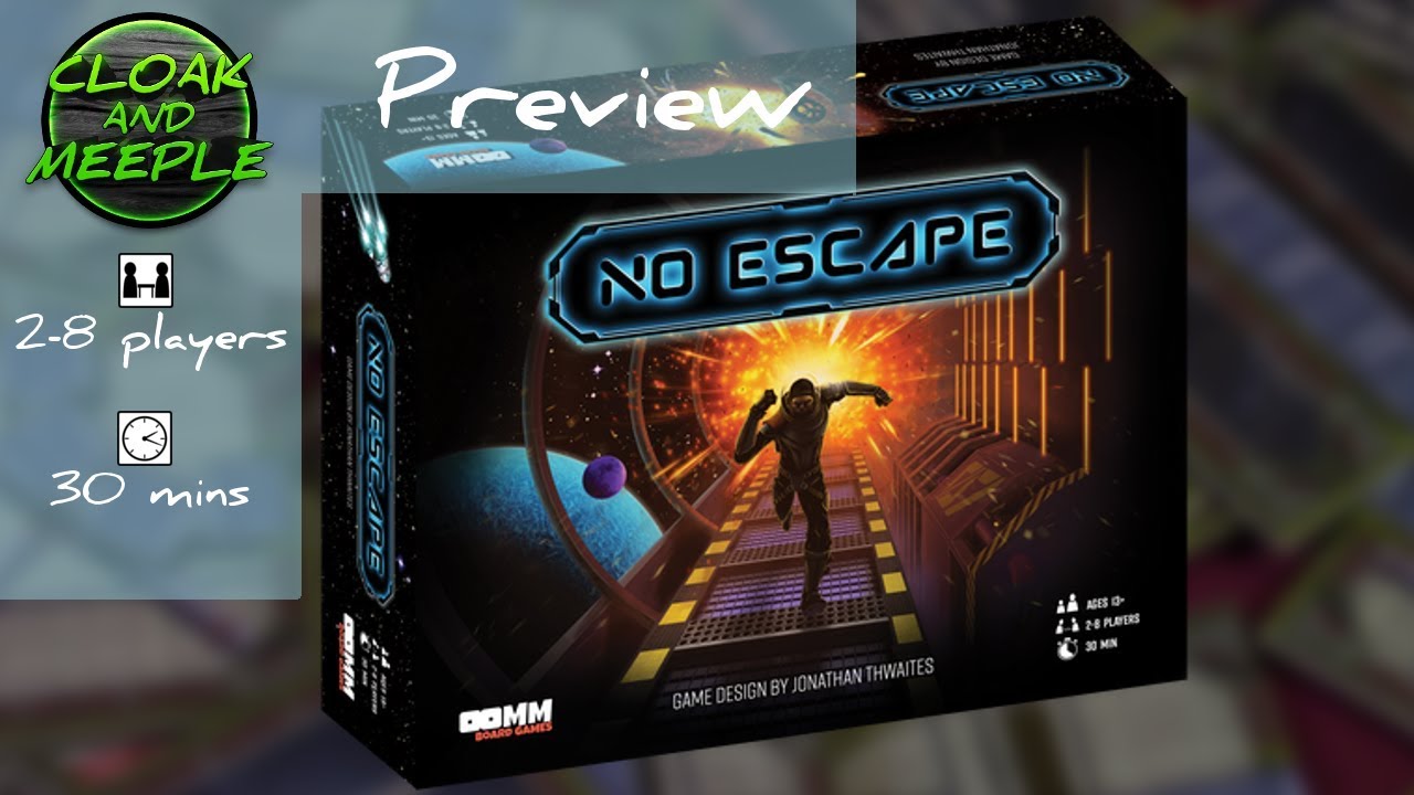 Preview | No Escape (OOMM Board Games) 🚀😰⛔