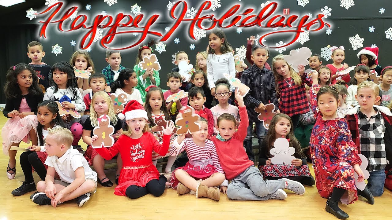Happy Holidays Kids School Program With Trinity and Madison!! Merry Christmas!