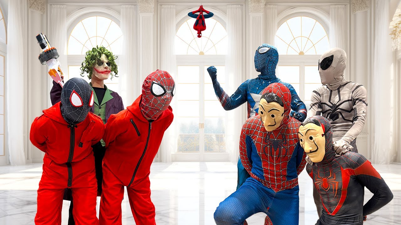 TEAM SPIDER-MAN vs BAD GUY TEAM In Real Life || Who Is THE REAL SUPERHERO...?? ( Funny, Action )