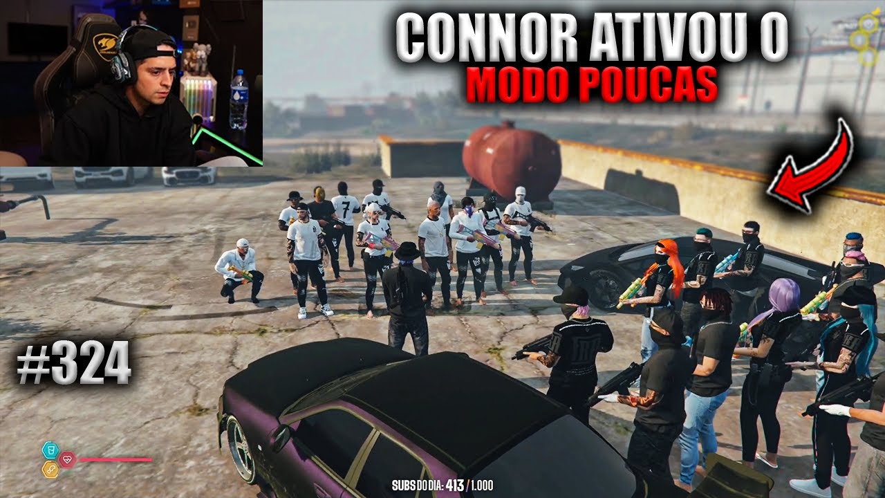 CONNOR ATIVOU O MODO POUCAS NA REUNIÃO! EP 324