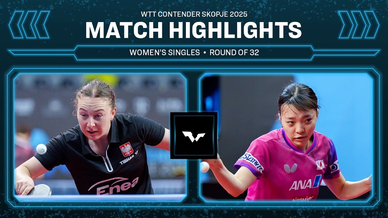 Natalia Bajor vs Yuna Ojio | WS R32 | WTT Contender Skopje 2025