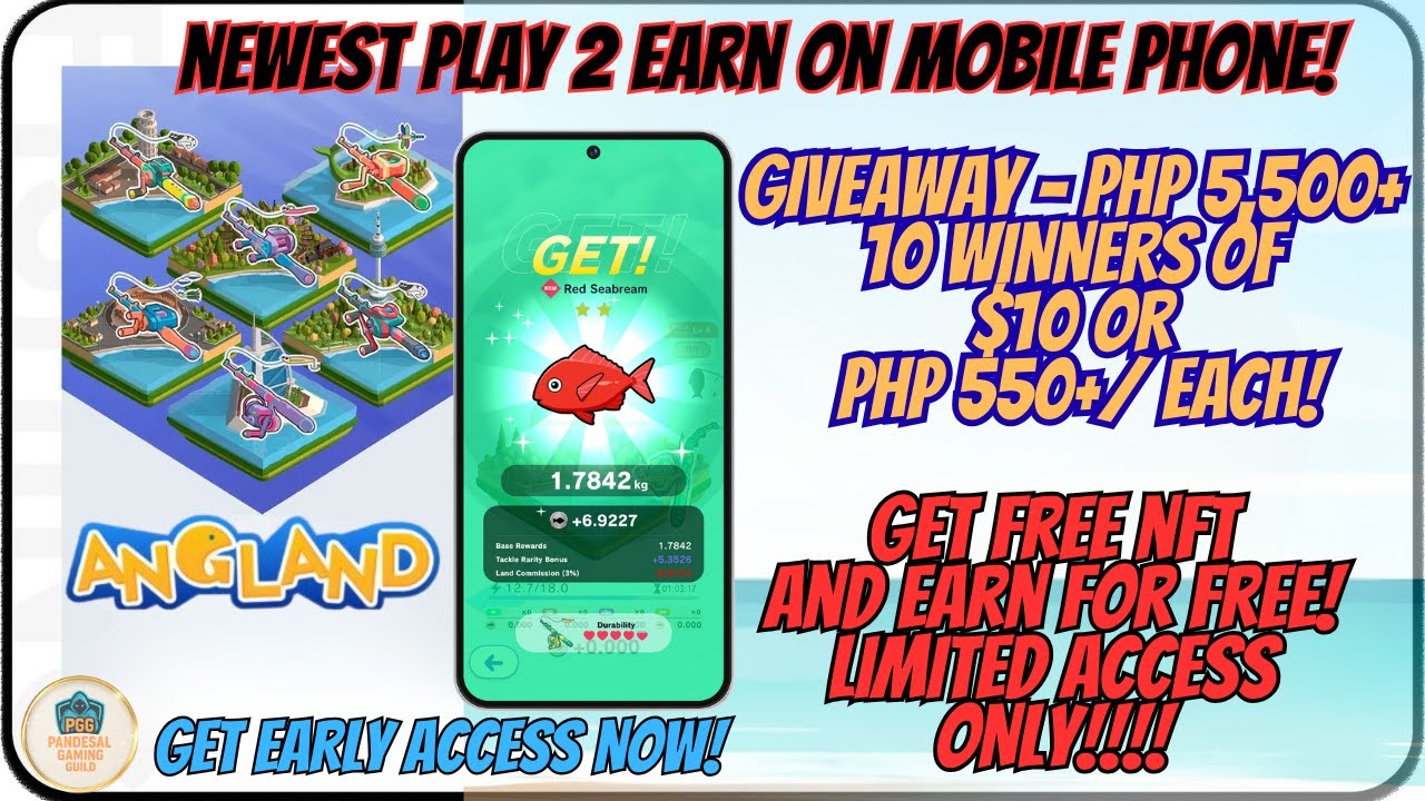 ANGLAND - NEWEST CASUAL PLAY TO EARN-  EARN NOW FOR FREE   LIMITED ACCESS ONLY - EASY TO PLAY!!
