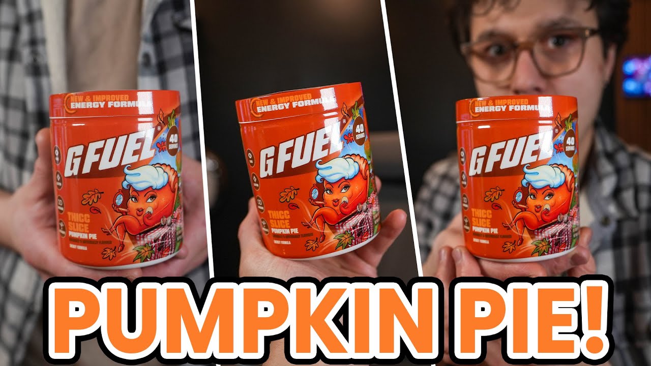 Дегустация вкуса тыквенного пирога от GFUEL!