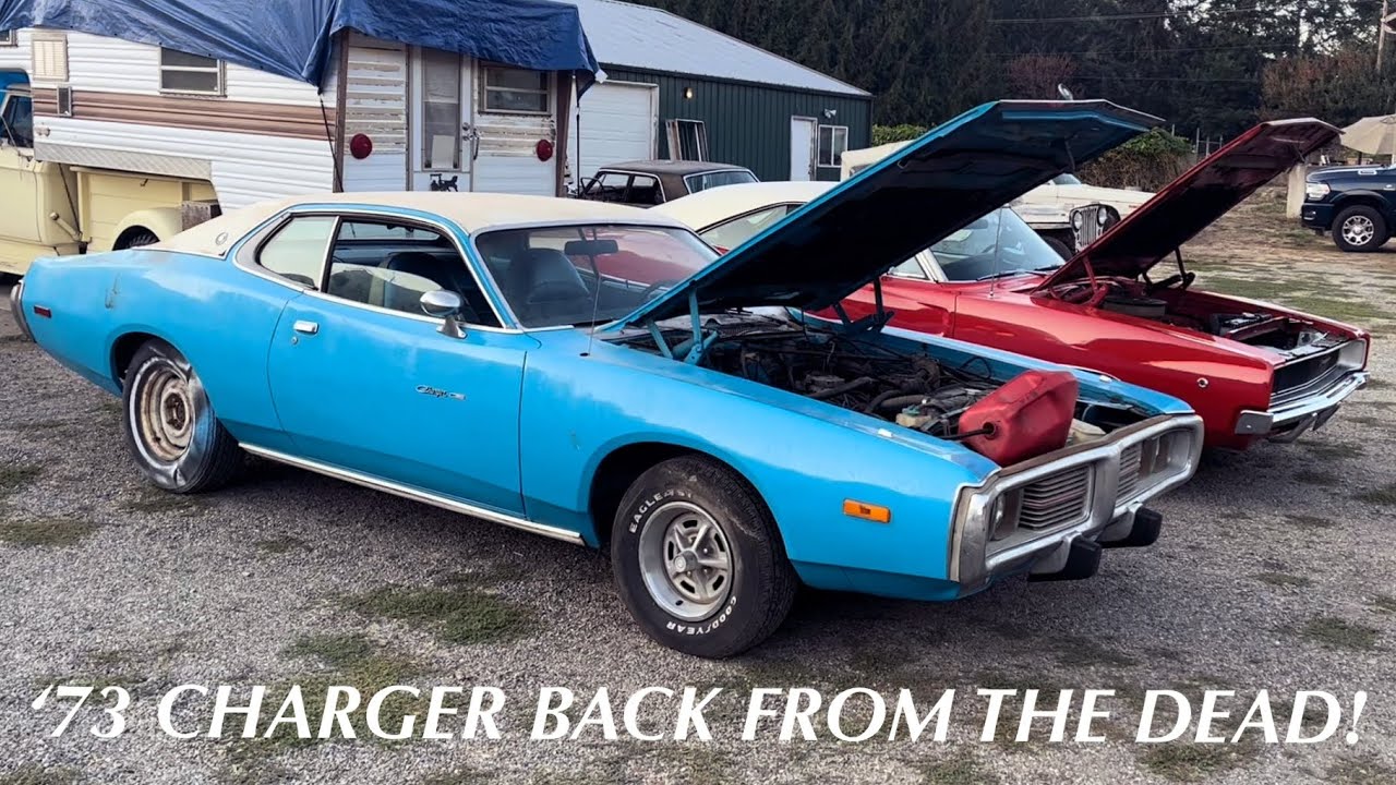 Sitting 31 Years! 1973 Dodge Charger Roars Back To Life