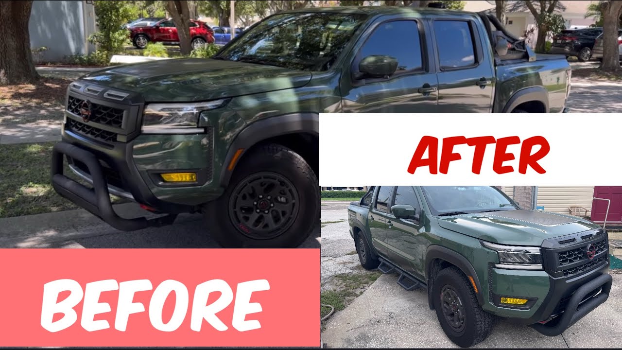 Modifying Hecasa Bull Bar on my 2025 Nissan Frontier Pro x making it shorter 