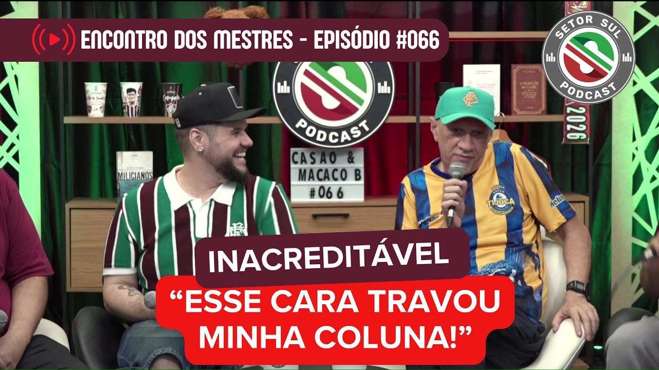 MESTRE CASAGRANDE PASSOU SUFOCO NO MARACANÃ EM JOGO DO FLUMINENSE!