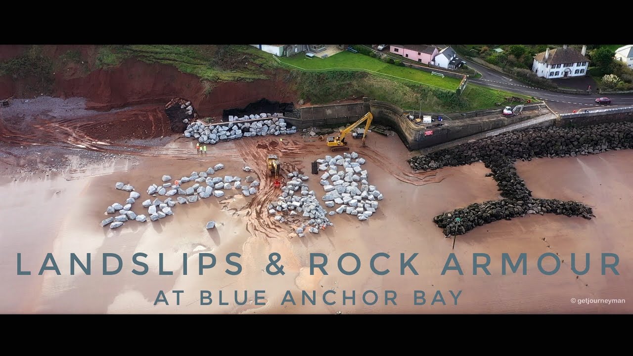 It’s all about landslips & very large rocks down at the Blue Anchor Bay Hotel in Somerset 👀