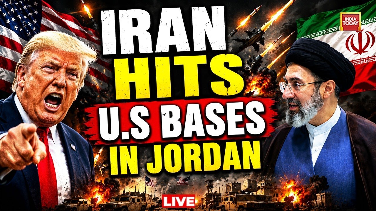 US IRAN WAR LIVE: Iran Launches Missile Strike on Jordan Bases | U.S Bases Under Attack? |US Vs Iran