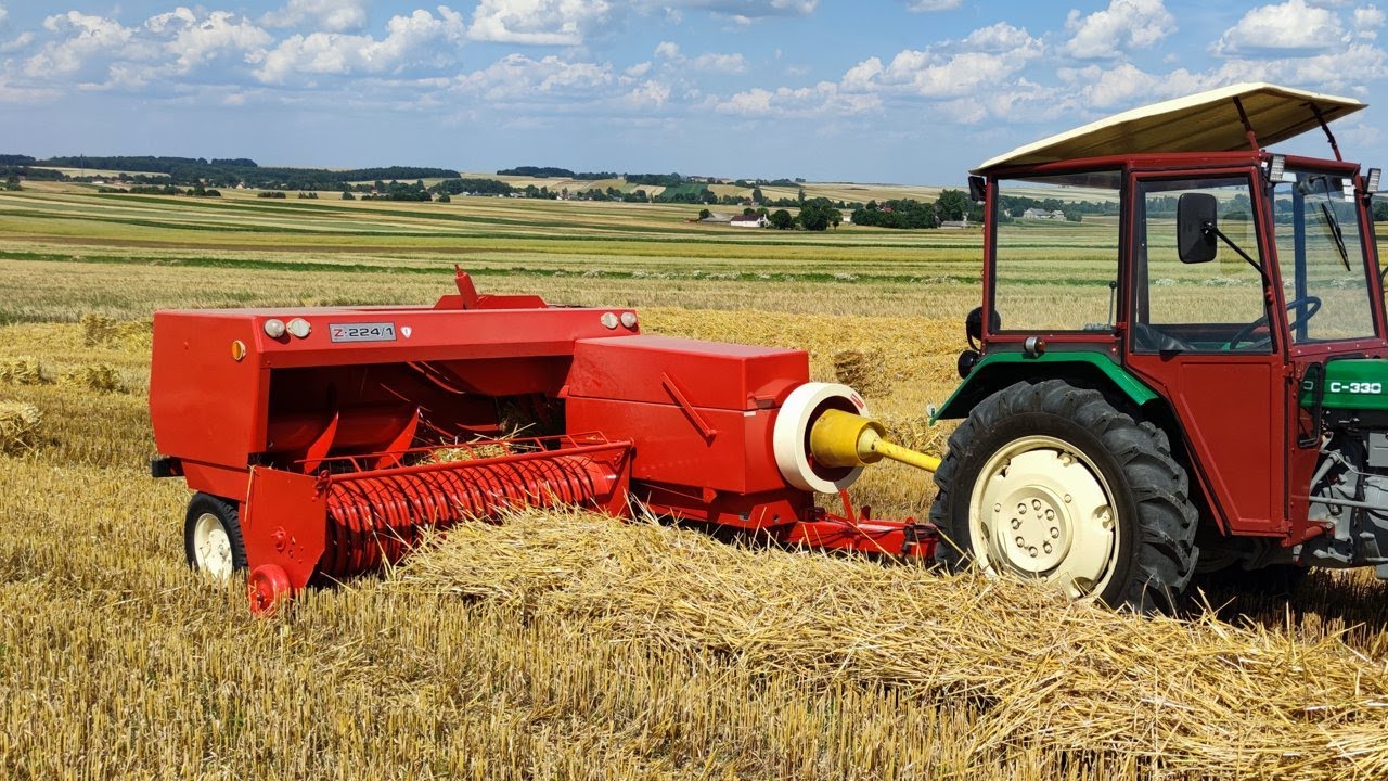 GoPro na głowie #10 Prasowanie Słomy C-330 & Sipma Z-224/1  // Prasa po remoncie