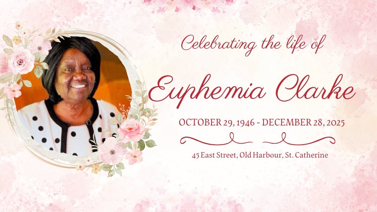 Thanksgiving Service for the life of Euphemia Clarke | Sunday, January 18, 2026 @ 11:00 AM