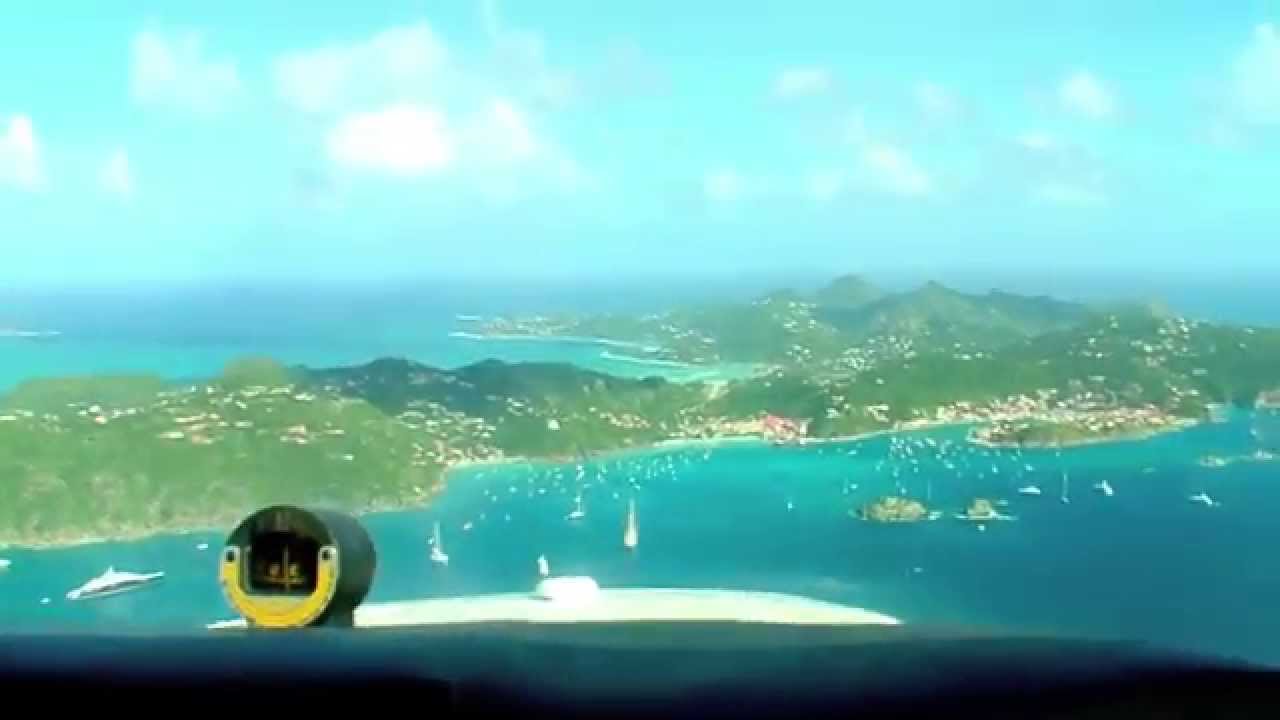 FLYING TO ST BARTH