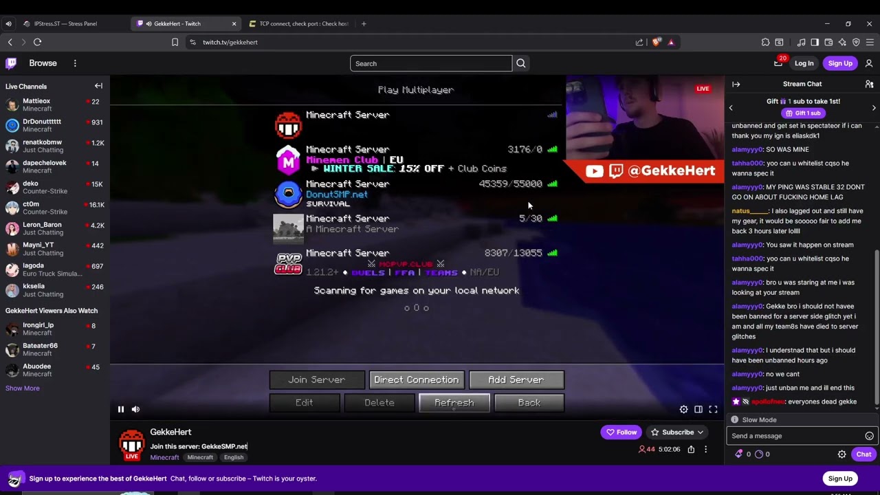 IPSTRESS.ST V/S TWITCH STREAMER | IP BOOTER / FREE BEST STRESSER | 2026 | TWITCH STREAMER TROLLING