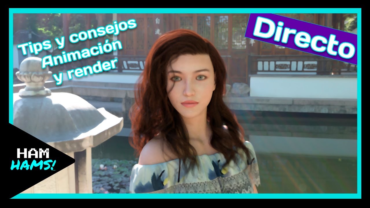 💯😎Tips y consejos en DAZ STUDIO 3D Ham Hams! en Directo #6✍💯