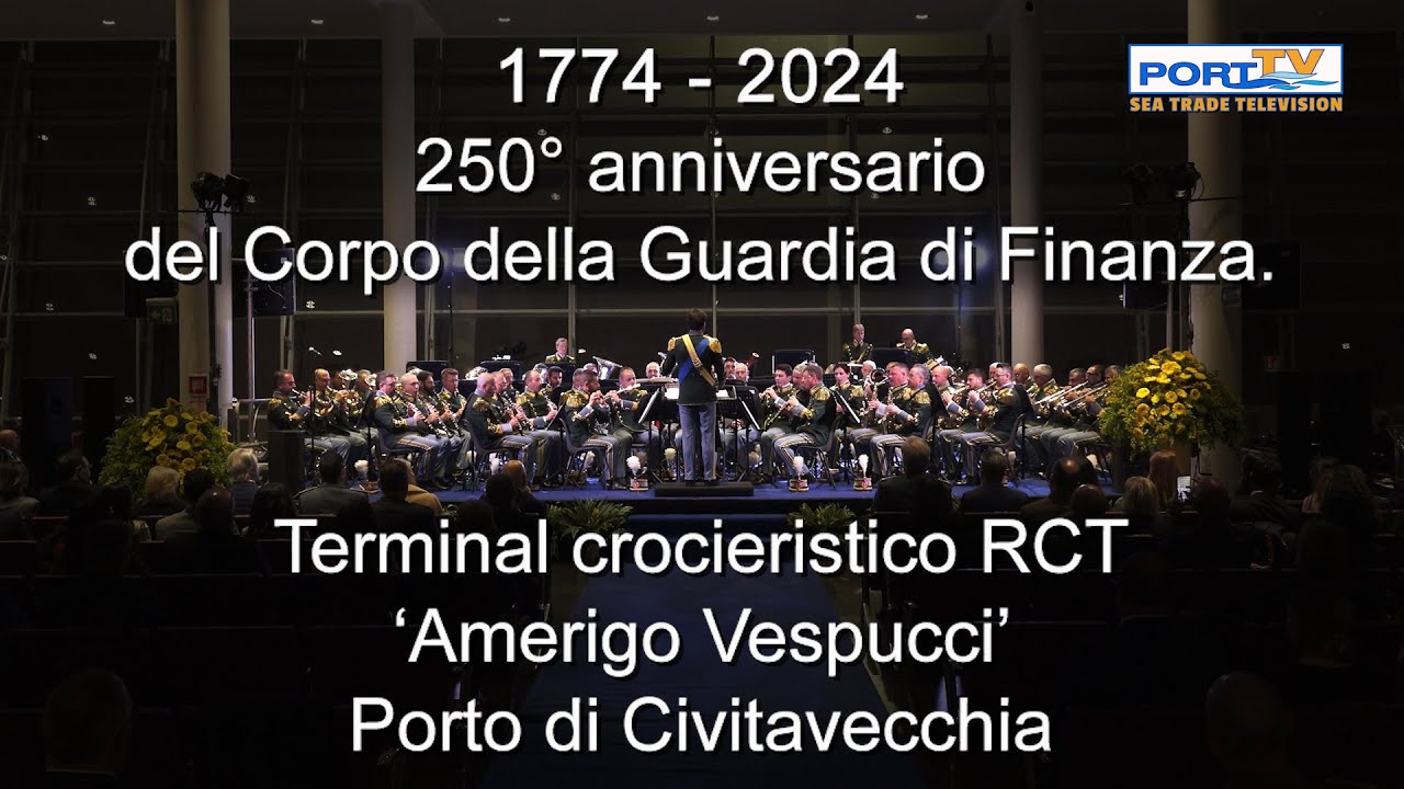 Concerto Banda del Corpo GdF | Porto di Civitavecchia, Cruise Terminal  'Amerigo Vespucci' | Trailer
