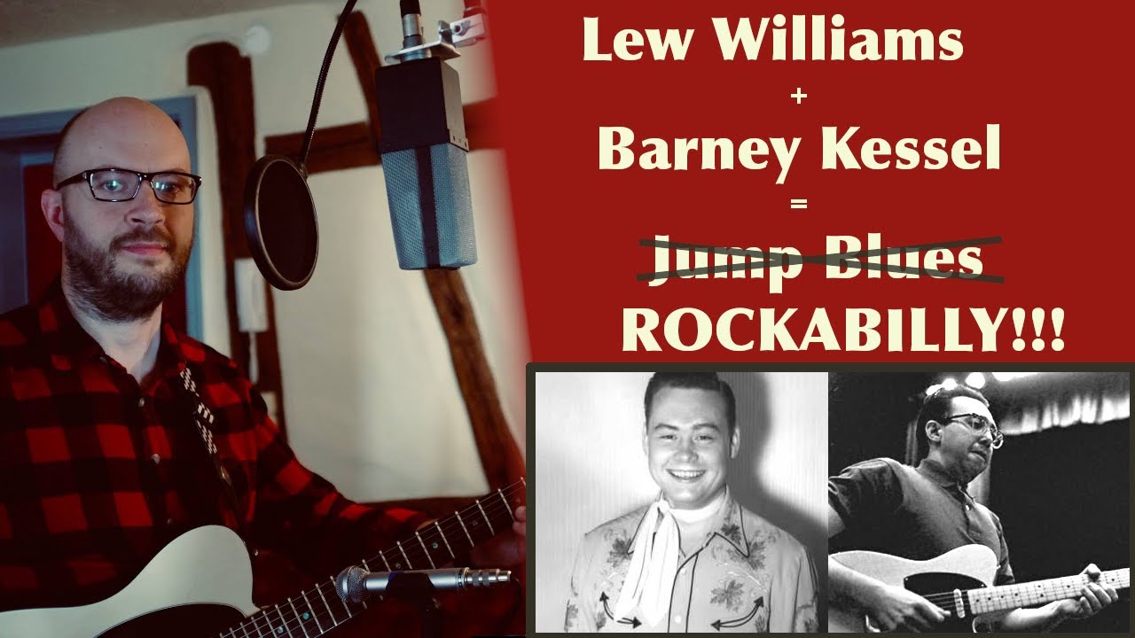 Rockabilly guitar lesson - Lew Williams, Barney Kessel - Bop Bop Ba Doo Bop