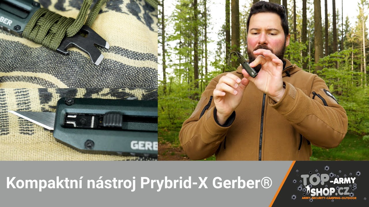 Kompaktní nástroj Prybrid X Gerber® Malý šikovný nástroj nejen do kapsy! Rigad