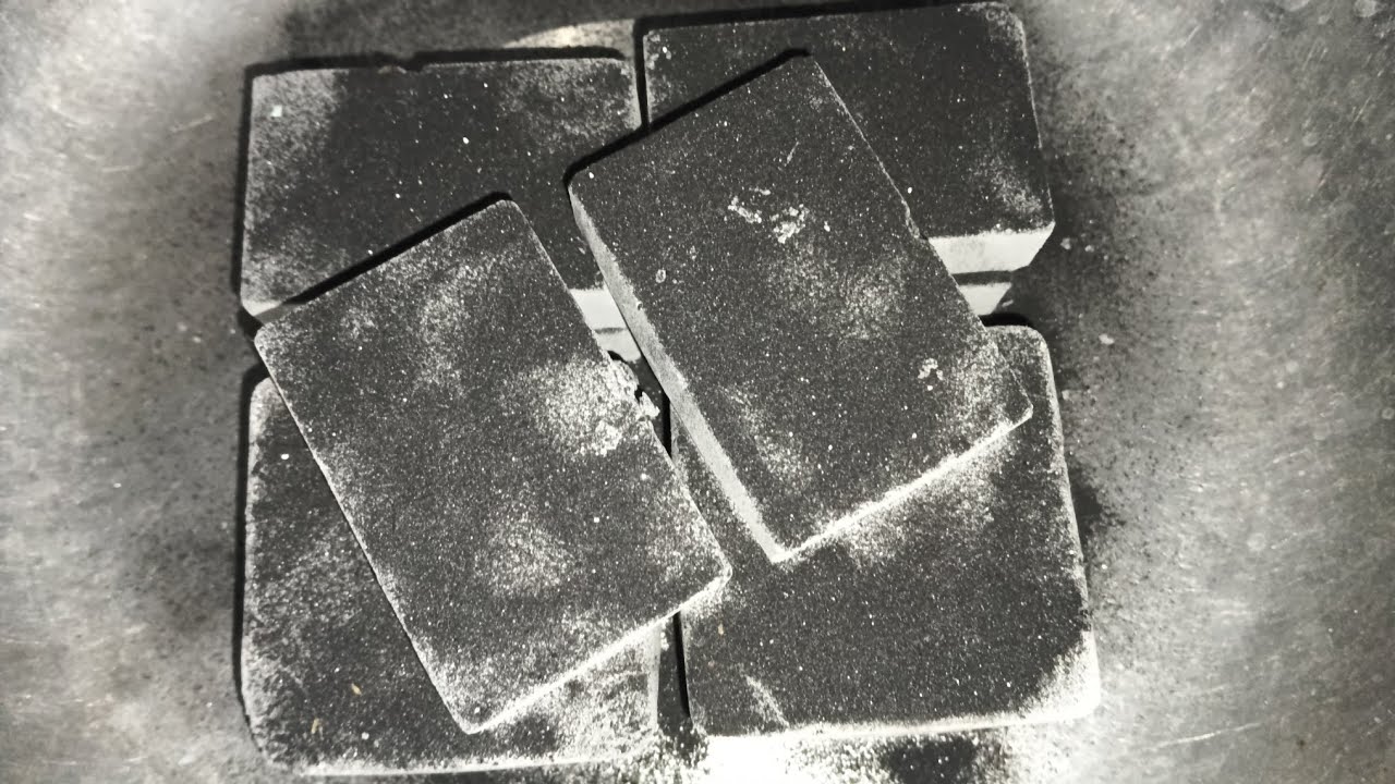 2x Speed Dusty Cotton-Soft Charcoal ⬛◼️| Ultra Fluffy Dry Crush ASMR 🌪️