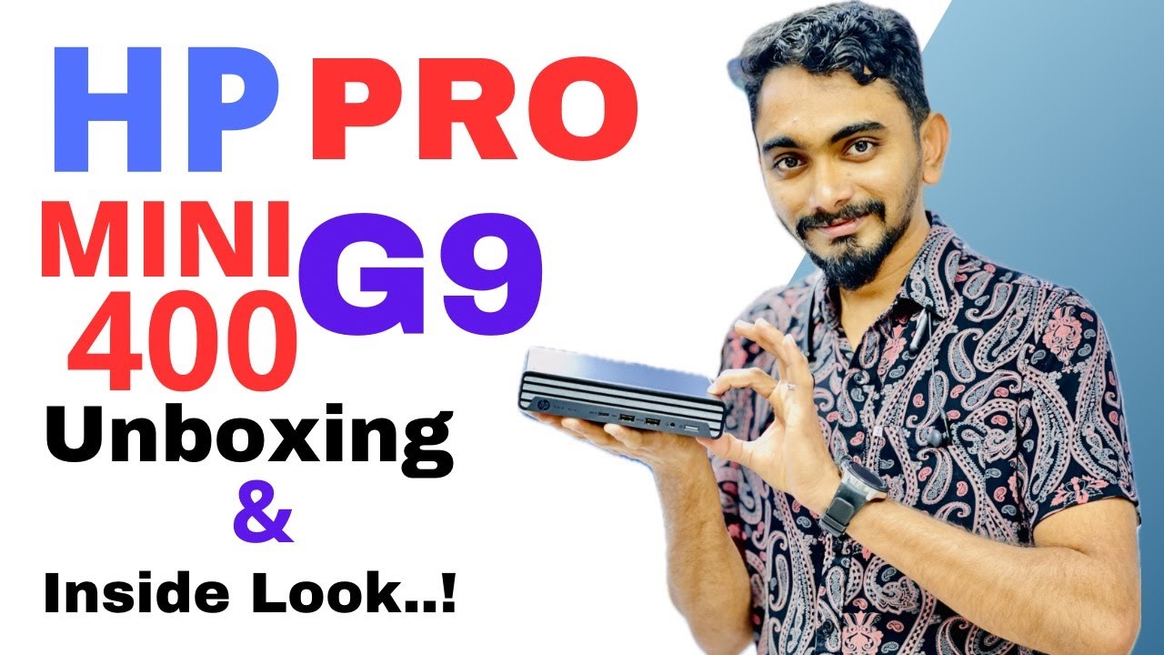 HP Pro Mini 400 G9 Desktop PC  with Intel i5-12500T inside look.. #unboxing  #masworld #2023