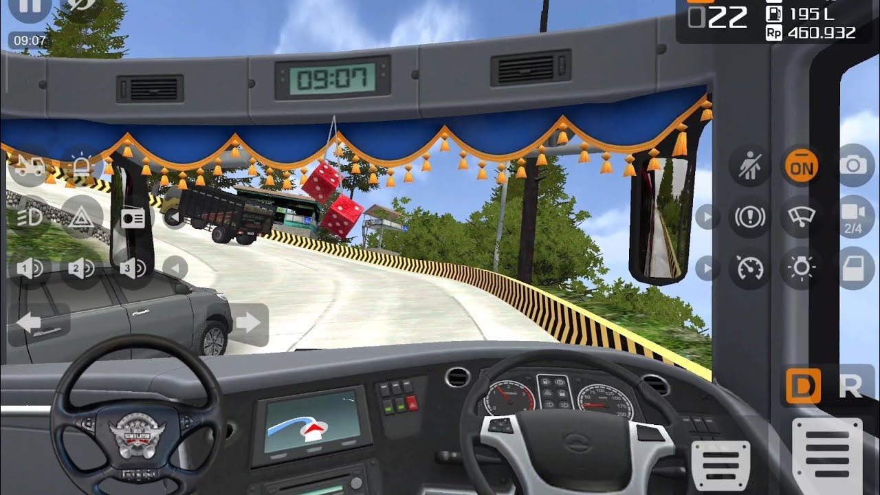 Bus simulator Indonesia 🎮 narrow road 🛣️