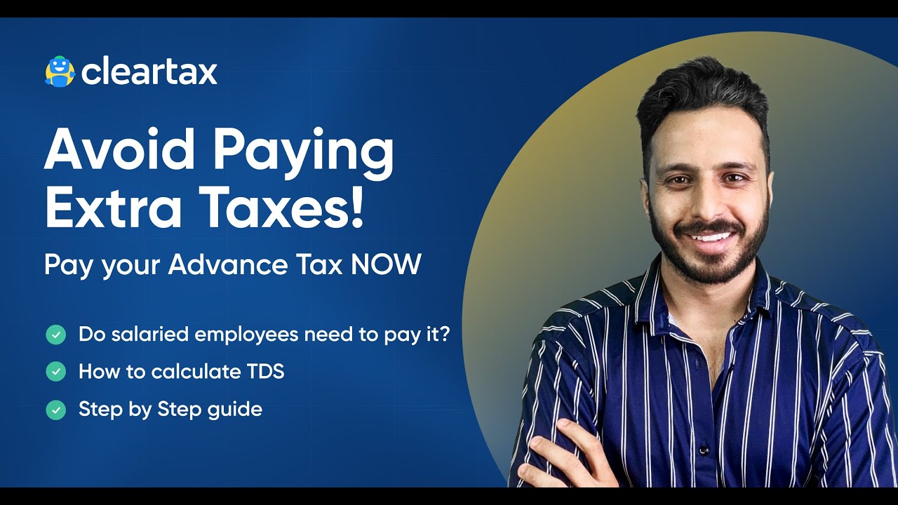 How to Pay Advance Tax Online easily|| Calculate Advance Tax for Free on ClearTax