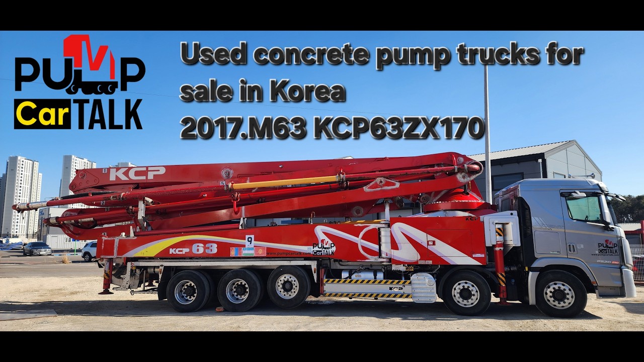 Korea Used Concrete Pump Truck 2017. KCP63ZX170