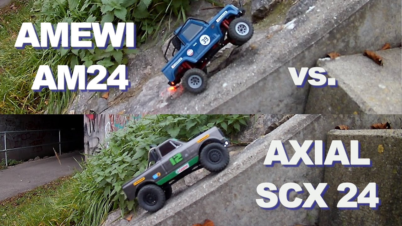 AXIAL SCX24 vs. AMEWI AMX Rock Crawler AM24 - RC-Crawler