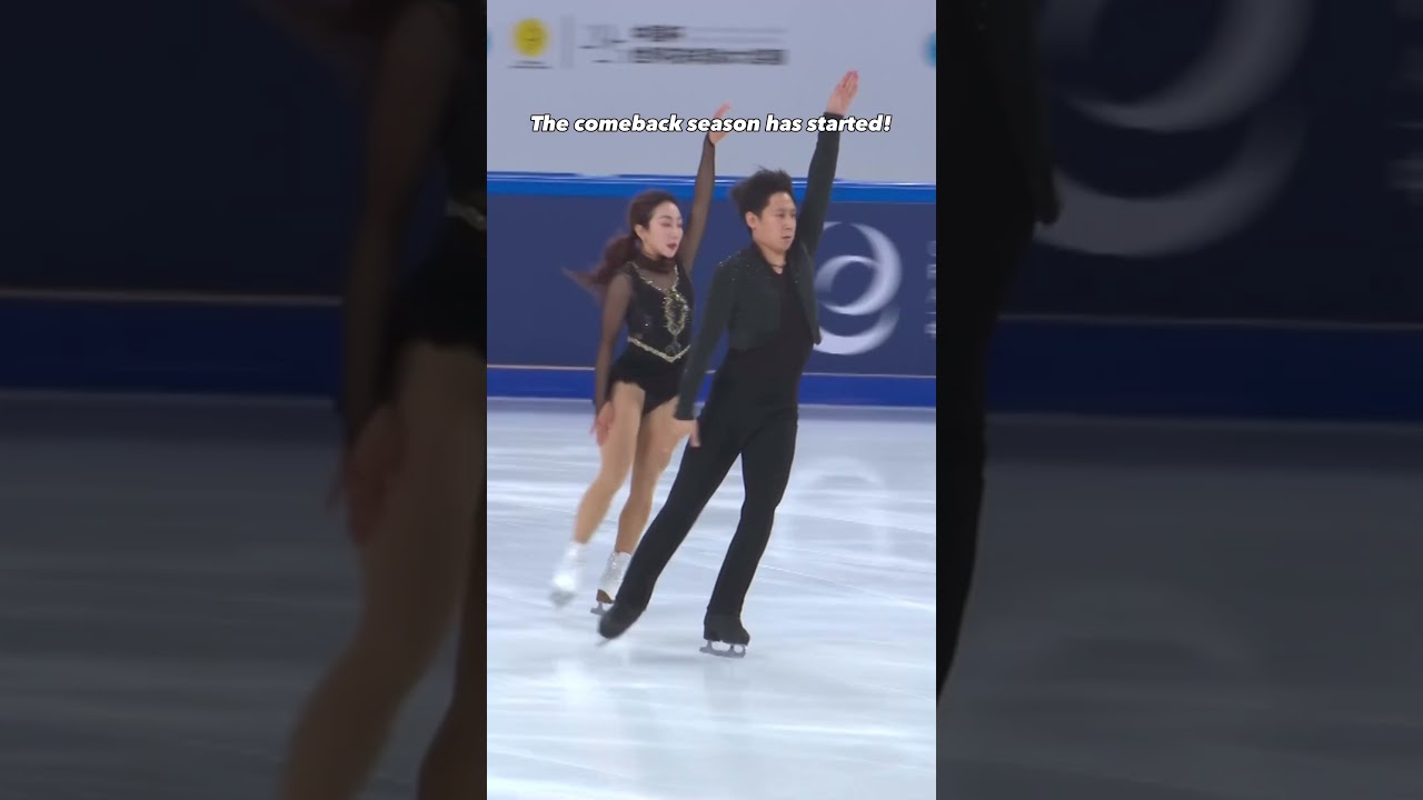 They&rsquo;re BACK! 🔥🇨🇳 Wenjing Sui & Cong Han make their long-awaited comeback! 💫⛸️#FigureSkating