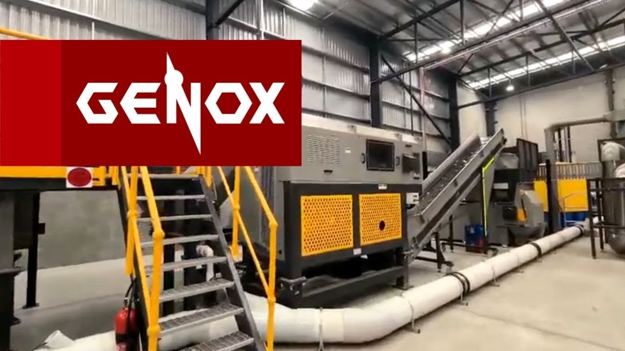 Plastic recycling operational process in Plastic Washing Line - Genox Recycling Tech